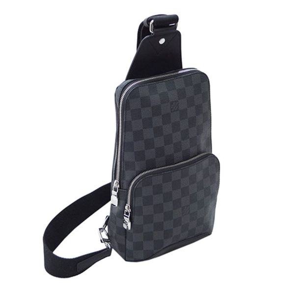 Louis Vuitton Bag Damier Graphite Avenue Sling Bag Body Bag One Shoulder - Picture 1 of 7